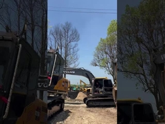 Máy đào Vovlo EC240 đã sử dụng sẵn sàng để tải